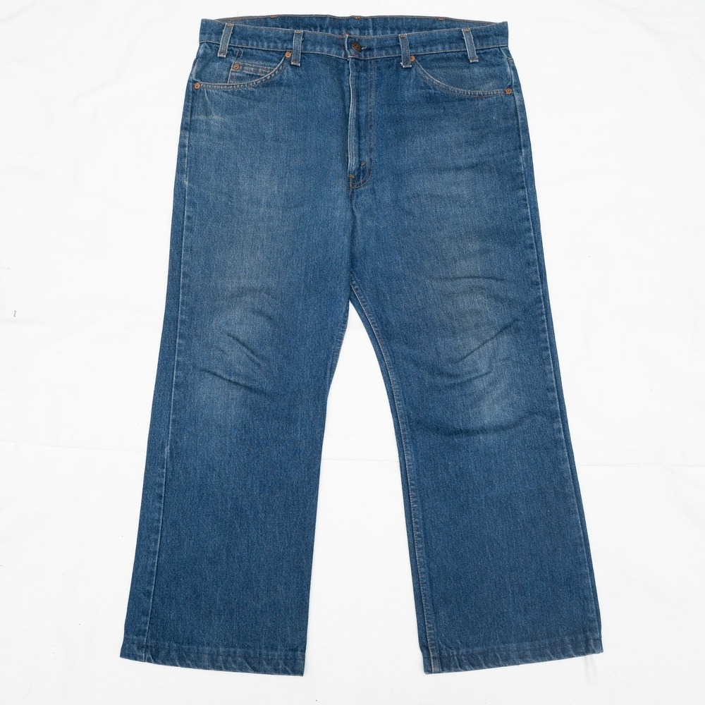 Vtg‎ 70s Levis Orange Tab 517 Boot Cut Flare Denim Jeans